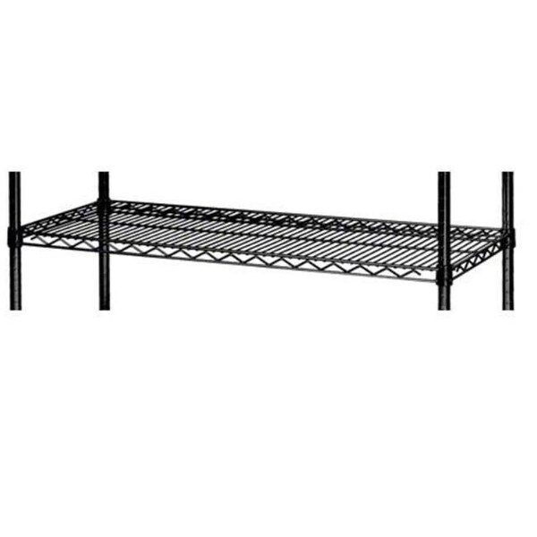 Focus Foodservice FocusFoodService FF1830BK 18 in. W x 30 in. L Shelf Wire Epoxy Coated - Black FF1830BK - main
